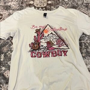 Be My Valentine Cowboy Graphic Tee